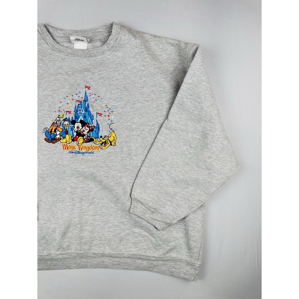 Vintage Walt Disney World Magic Kingdom Crewneck Sweatshirt XXL USA Park - Picture 5 of 10